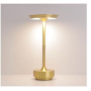 Bulbulay Elegant Rechargeable Dimmable Waterproof Metallic Touch LED Cordless Ta